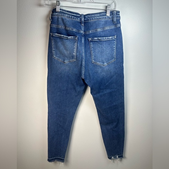 Vervet Stylish Blue Distressed Skinny Jeans size 29 - Picture 2 of 6